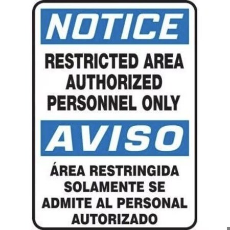 Accuform BILINGUAL OSHA NOTICE SAFETY SIGN SBMADC808XL SBMADC808XL